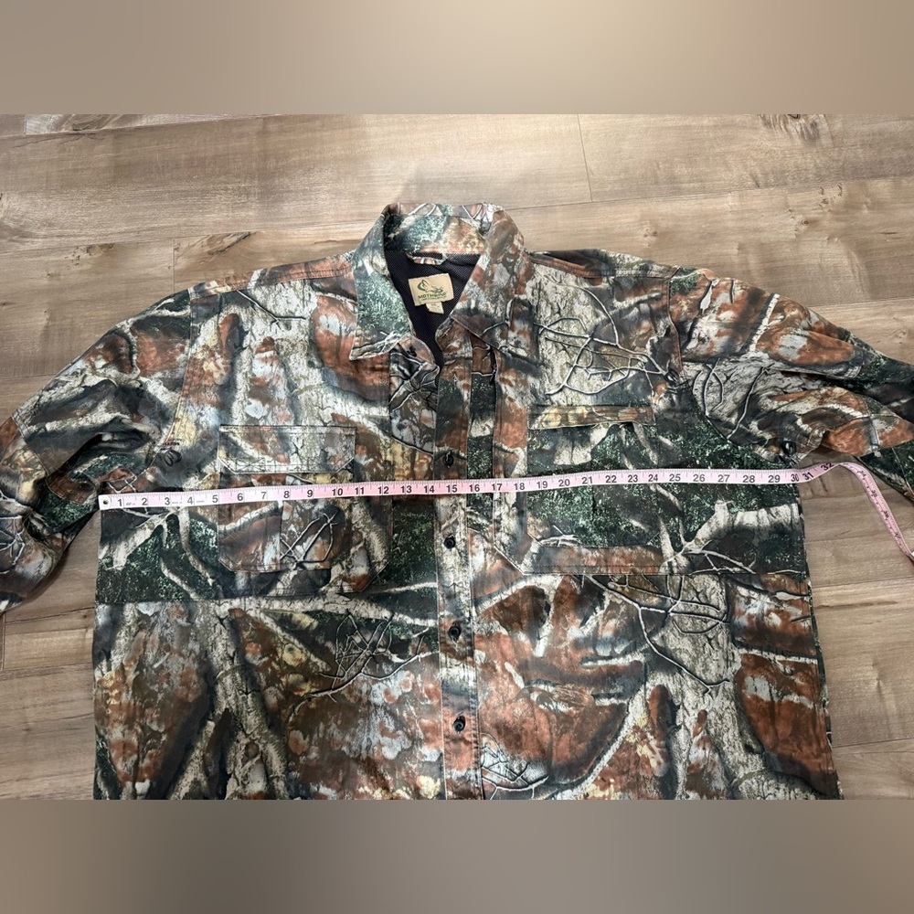Mothwing Canyon Mimicry 2.0 Camo Print Button Down Shirt Jacket Mens 3XL Tree Di - Picture 14 of 15